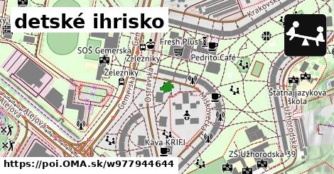 detské ihrisko