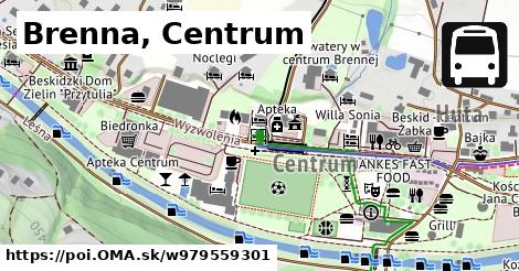 Brenna, Centrum