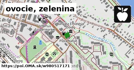 ovocie, zelenina