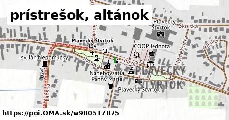 prístrešok, altánok