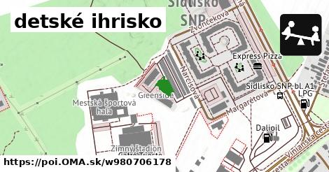 detské ihrisko