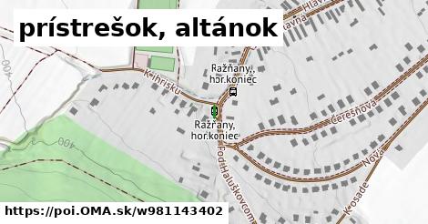 prístrešok, altánok