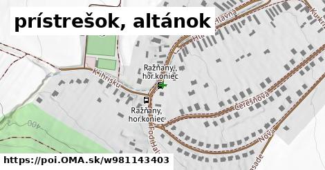 prístrešok, altánok