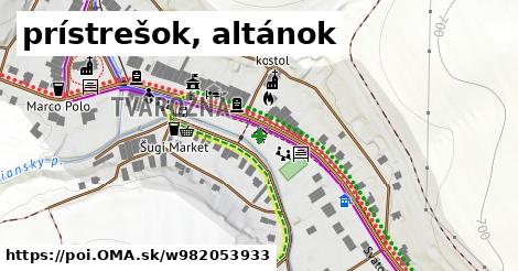 prístrešok, altánok