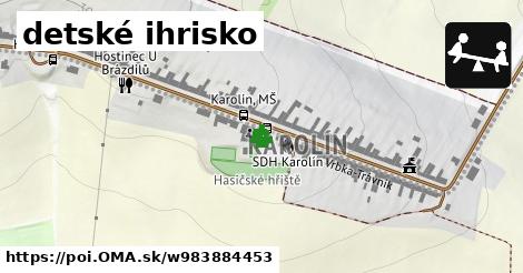 detské ihrisko