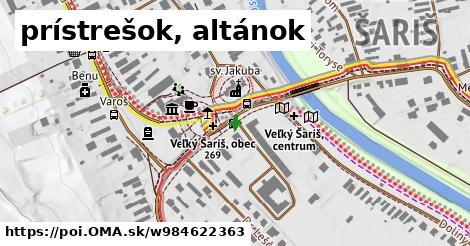 prístrešok, altánok