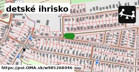 detské ihrisko