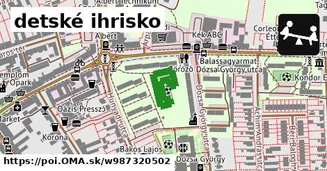 detské ihrisko