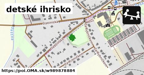 detské ihrisko