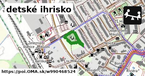 detské ihrisko