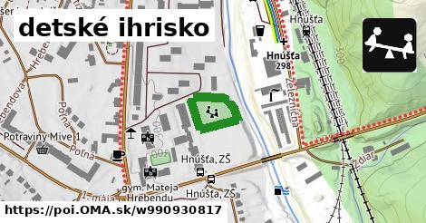 detské ihrisko