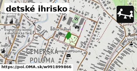 detské ihrisko