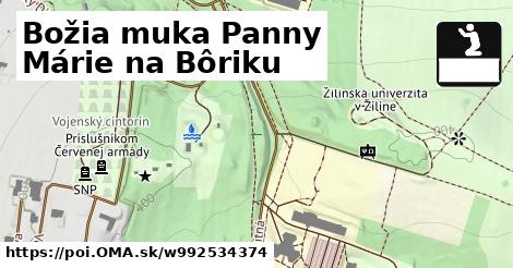 Božia muka Panny Márie na Bôriku