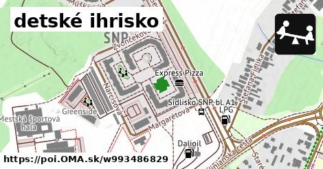 detské ihrisko