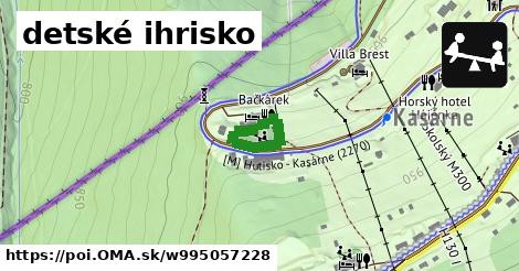 detské ihrisko