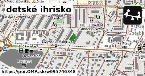 detské ihrisko