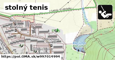 stolný tenis