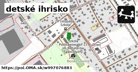 detské ihrisko