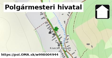 Polgármesteri hivatal