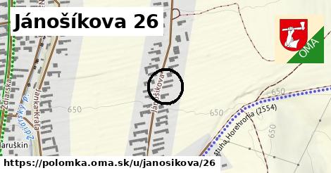 Jánošíkova 26, Polomka