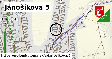 Jánošíkova 5, Polomka