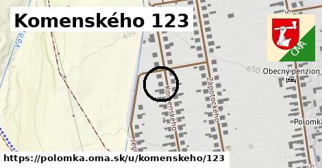 Komenského 123, Polomka