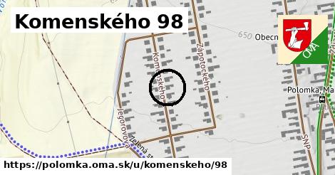 Komenského 98, Polomka