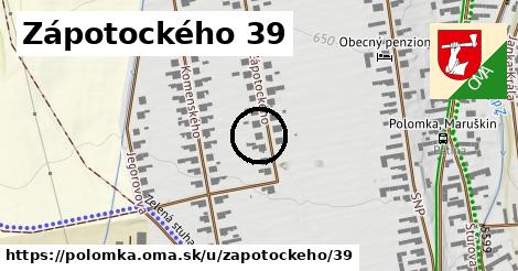 Zápotockého 39, Polomka