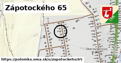 Zápotockého 65, Polomka