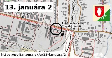 13. januára 2, Poltár