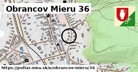 Obrancov Mieru 36, Poltár