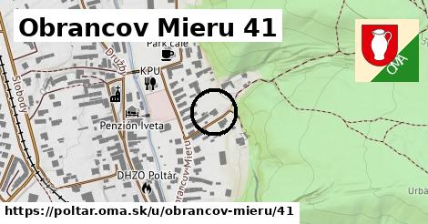 Obrancov Mieru 41, Poltár