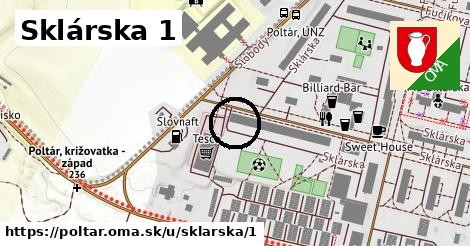 Sklárska 1, Poltár