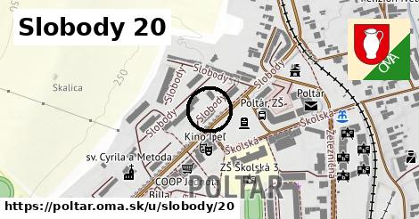 Slobody 20, Poltár