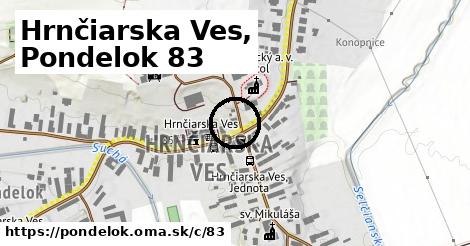 Hrnčiarska Ves, Pondelok <span class="supisne">83</span>