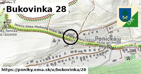 Bukovinka 28, Poniky