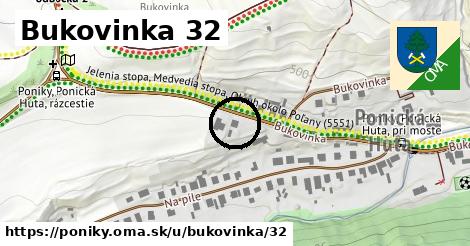 Bukovinka 32, Poniky