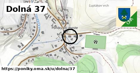 Dolná 37, Poniky