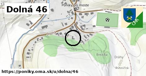 Dolná 46, Poniky