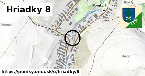 Hriadky 8, Poniky