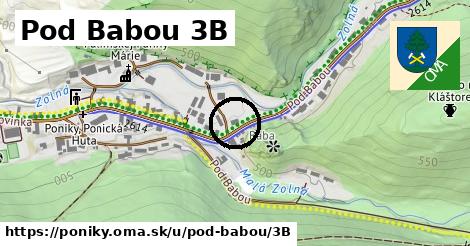 Pod Babou 3B, Poniky