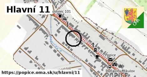 Hlavní 11, Popice