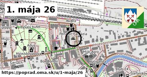 1. mája 26, Poprad