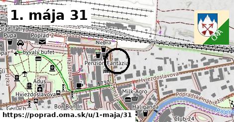 1. mája 31, Poprad