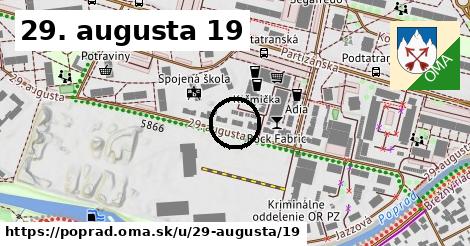 29. augusta 19, Poprad