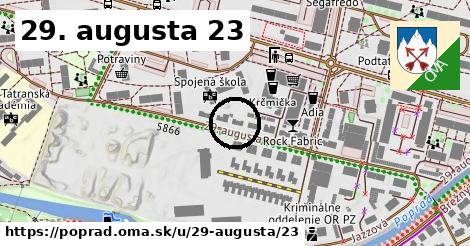 29. augusta 23, Poprad