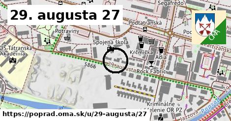 29. augusta 27, Poprad