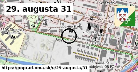29. augusta 31, Poprad