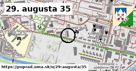 29. augusta 35, Poprad