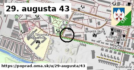 29. augusta 43, Poprad